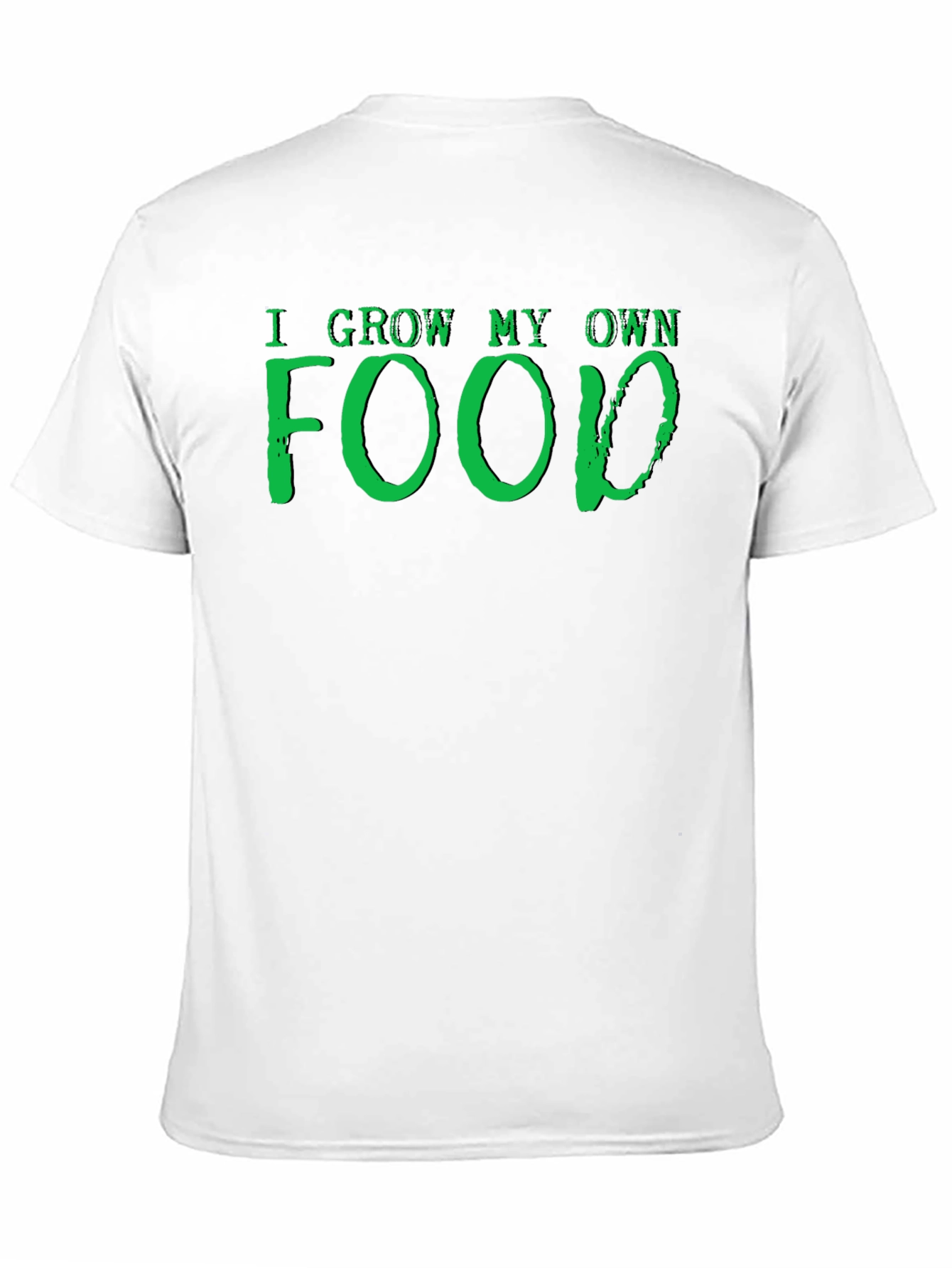I Grow My Own Food Black T-Shirt