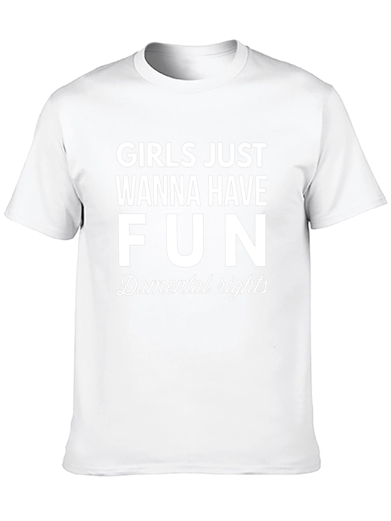 Girls Just Wanna Have Fun Graphic Tee