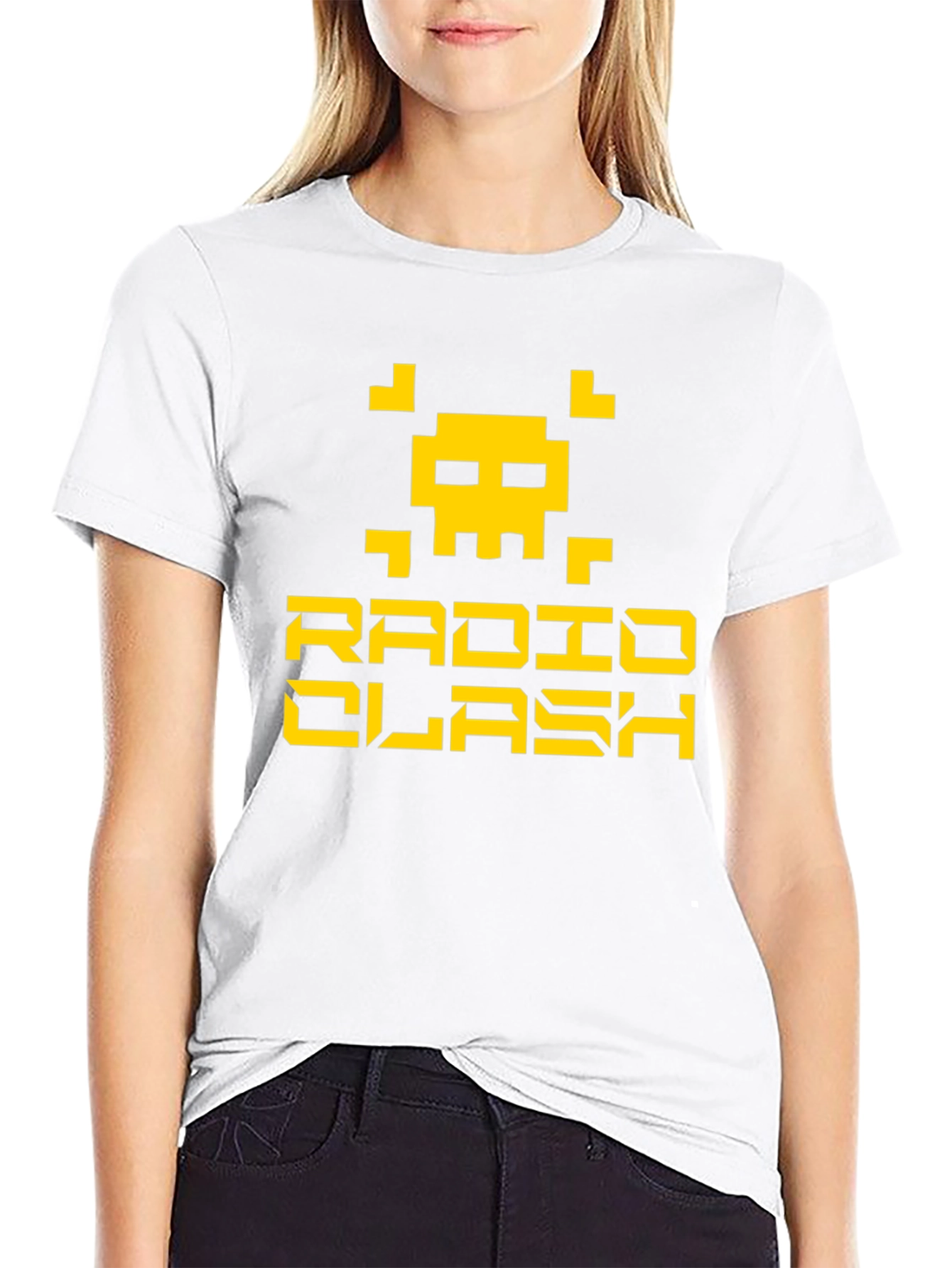 Radio Clash Graphic Tee - Black