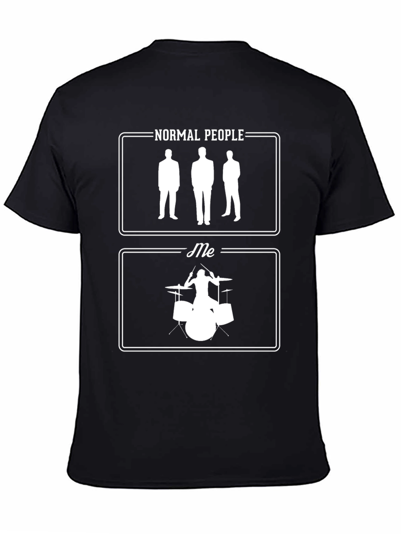 Normal People vs Me Drummer T-Shirt