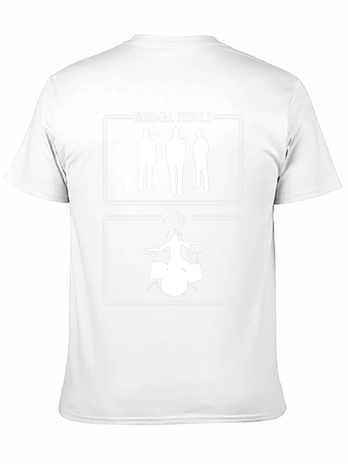Normal People vs Me Drummer T-Shirt