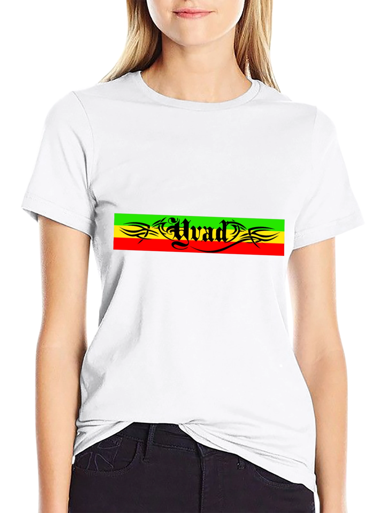 Uvad Reggae Rasta Style Graphic T-Shirt