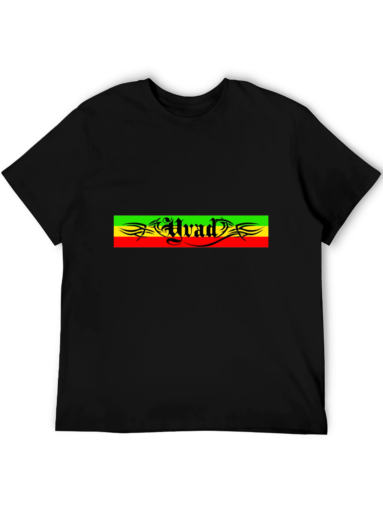 Uvad Reggae Rasta Style Graphic T-Shirt
