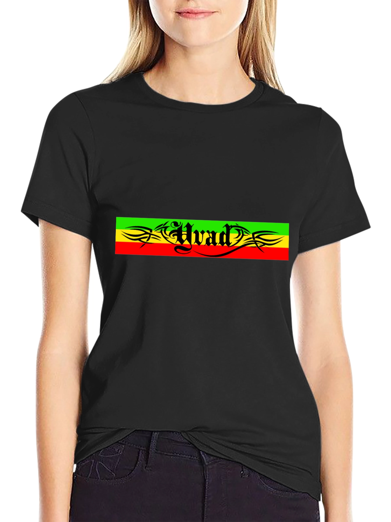 Uvad Reggae Rasta Style Graphic T-Shirt