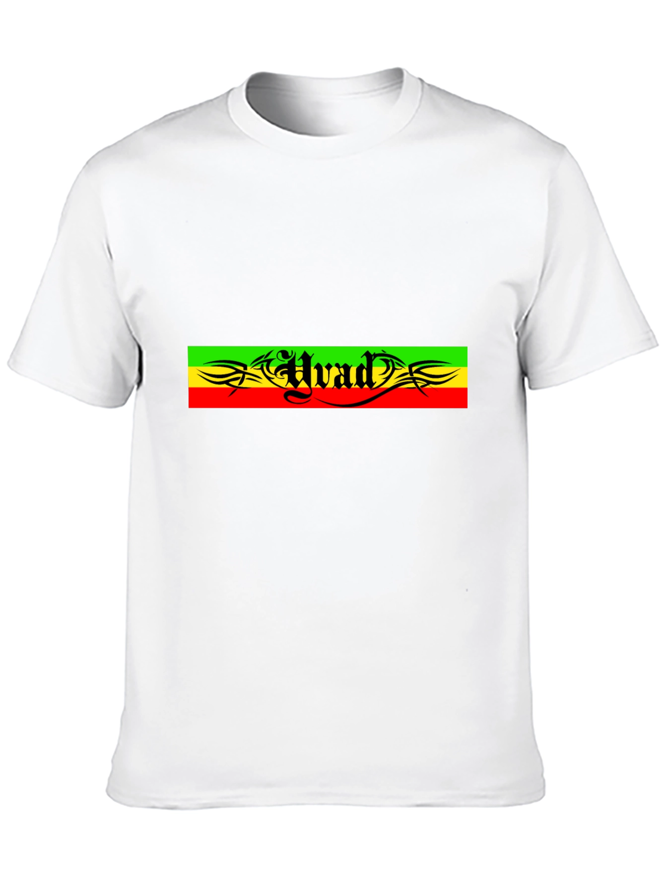 Uvad Reggae Rasta Style Graphic T-Shirt