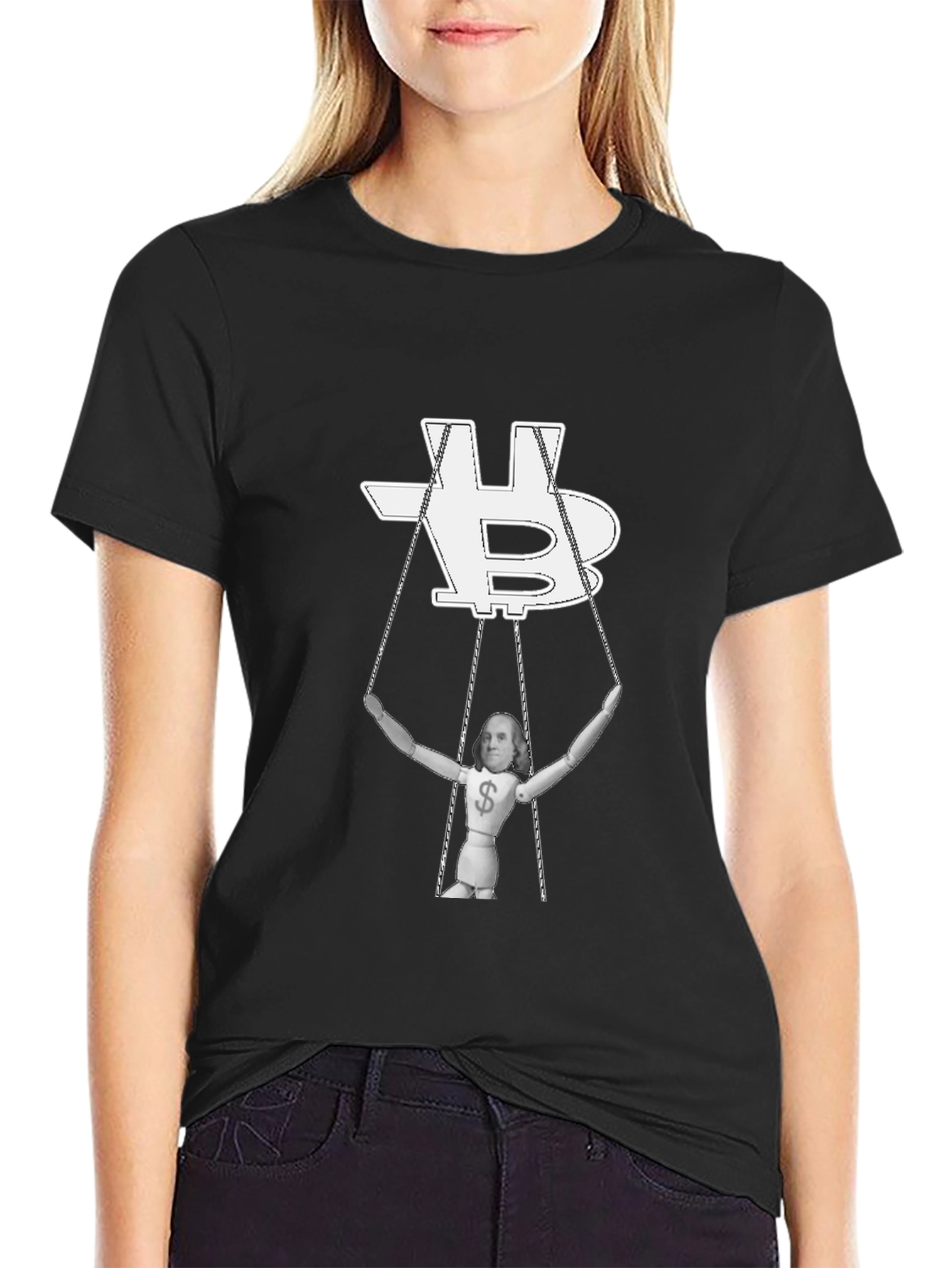 Bitcoin Puppet T-Shirt - Crypto Currency Design