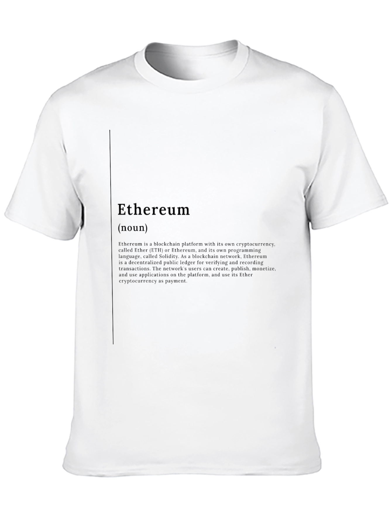 Ethereum Definition Black T-Shirt