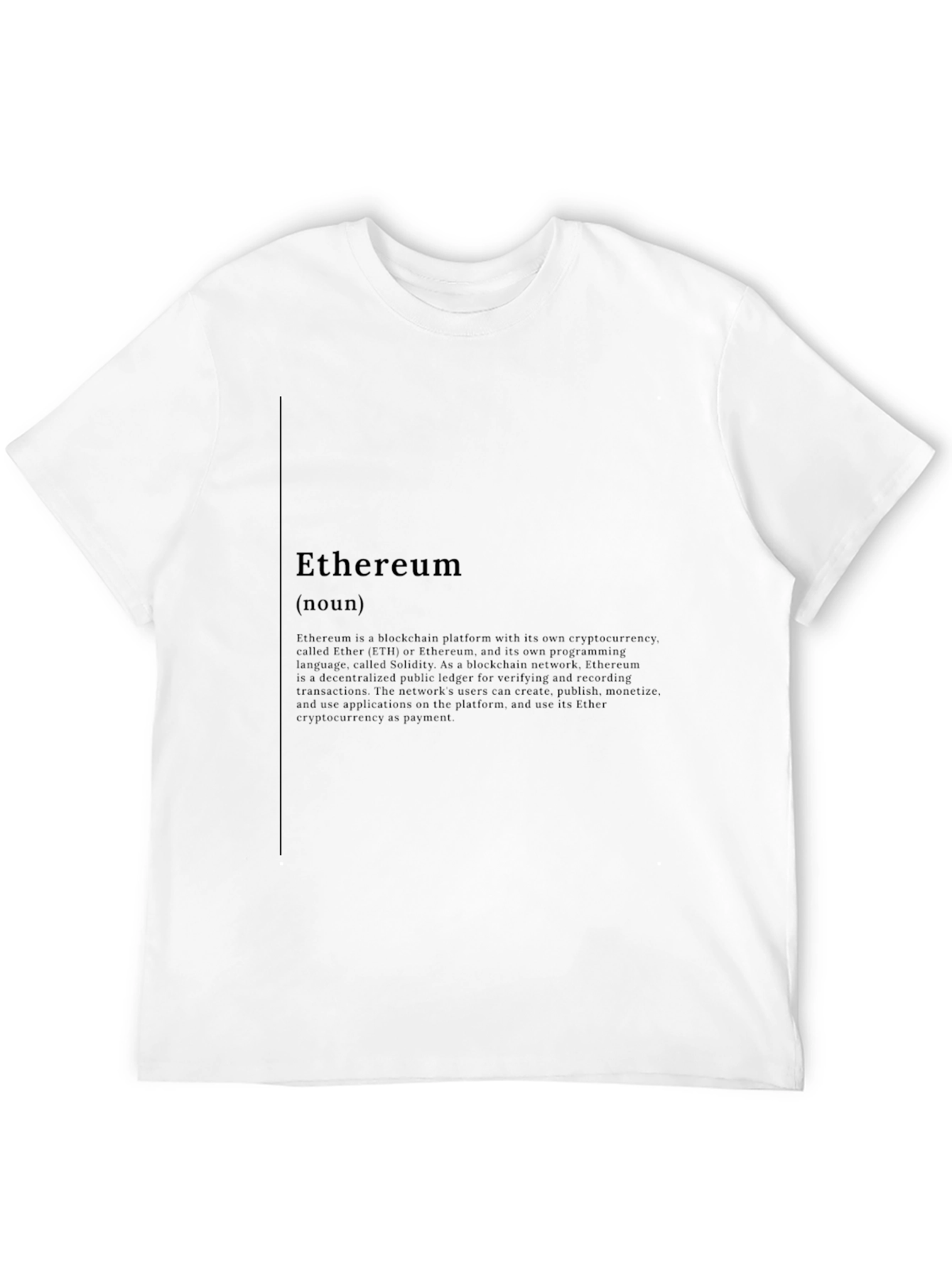 Ethereum Definition Black T-Shirt