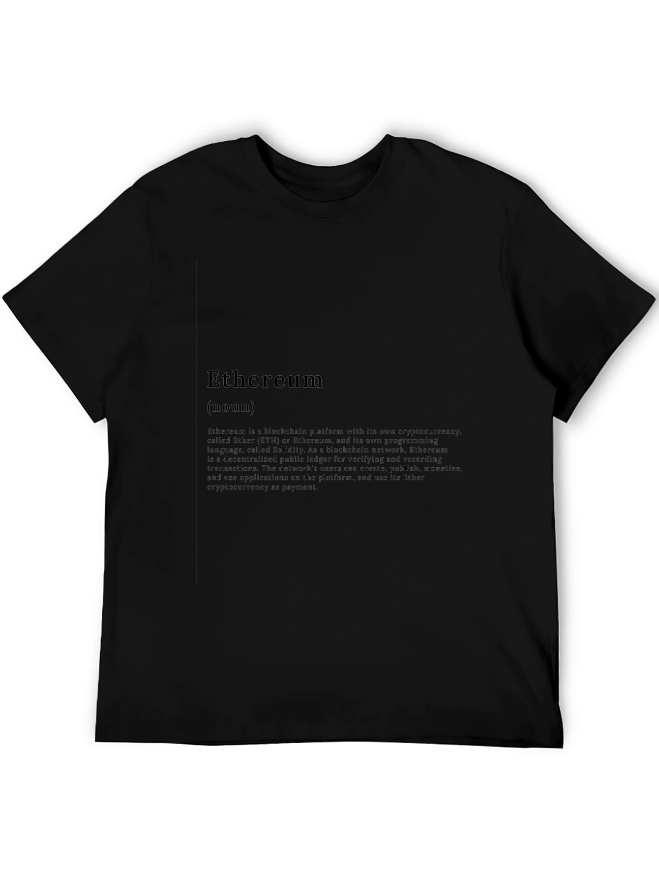 Ethereum Definition Black T-Shirt