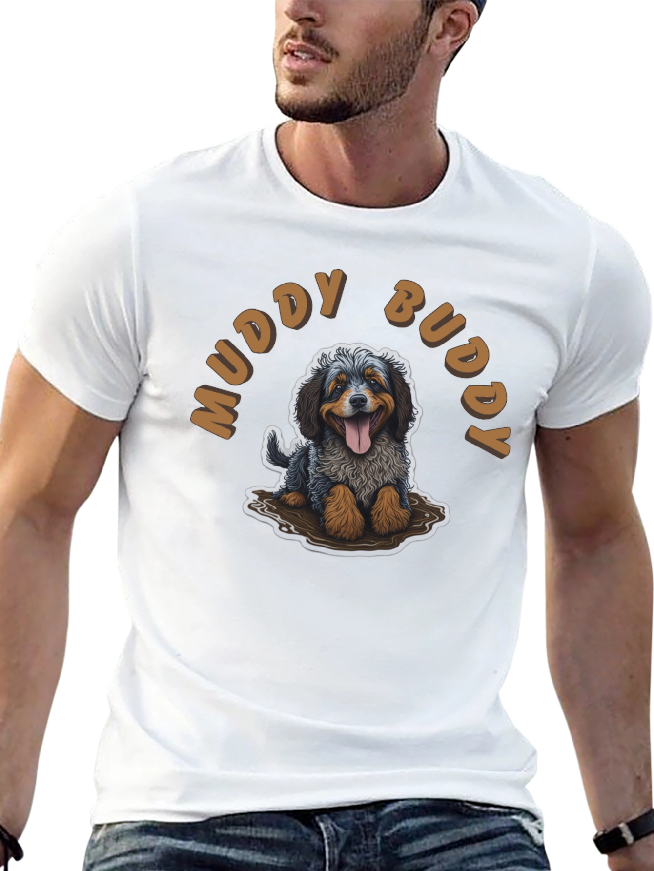 Muddy Buddy Dog T-Shirt