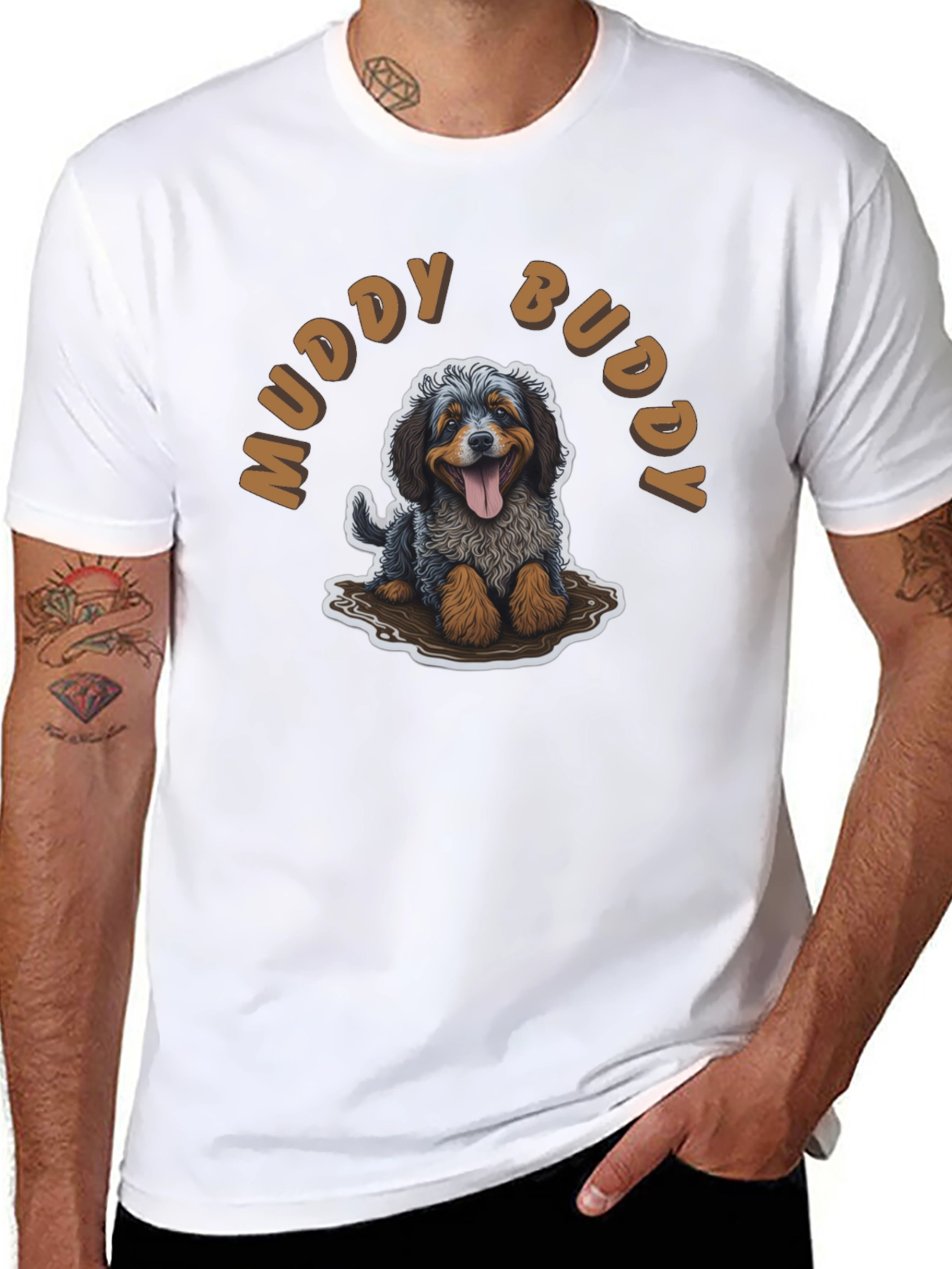 Muddy Buddy Dog T-Shirt