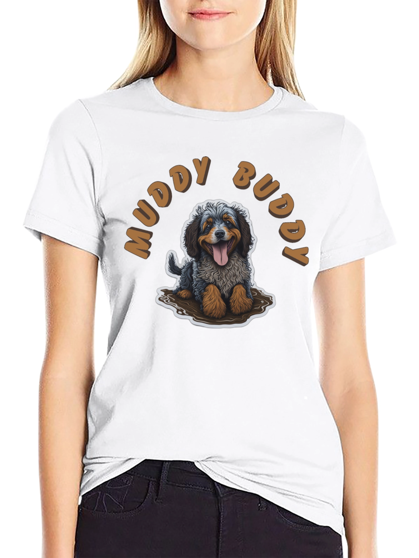 Muddy Buddy Dog T-Shirt