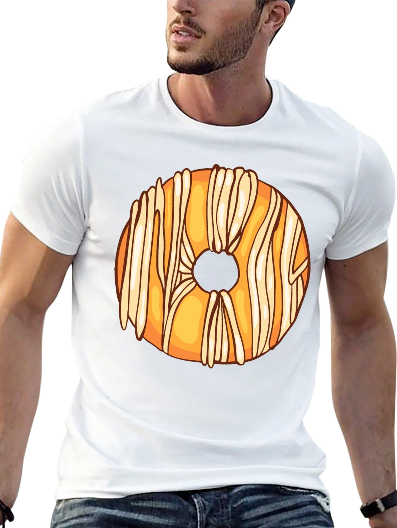 Donut Lover Black T-Shirt