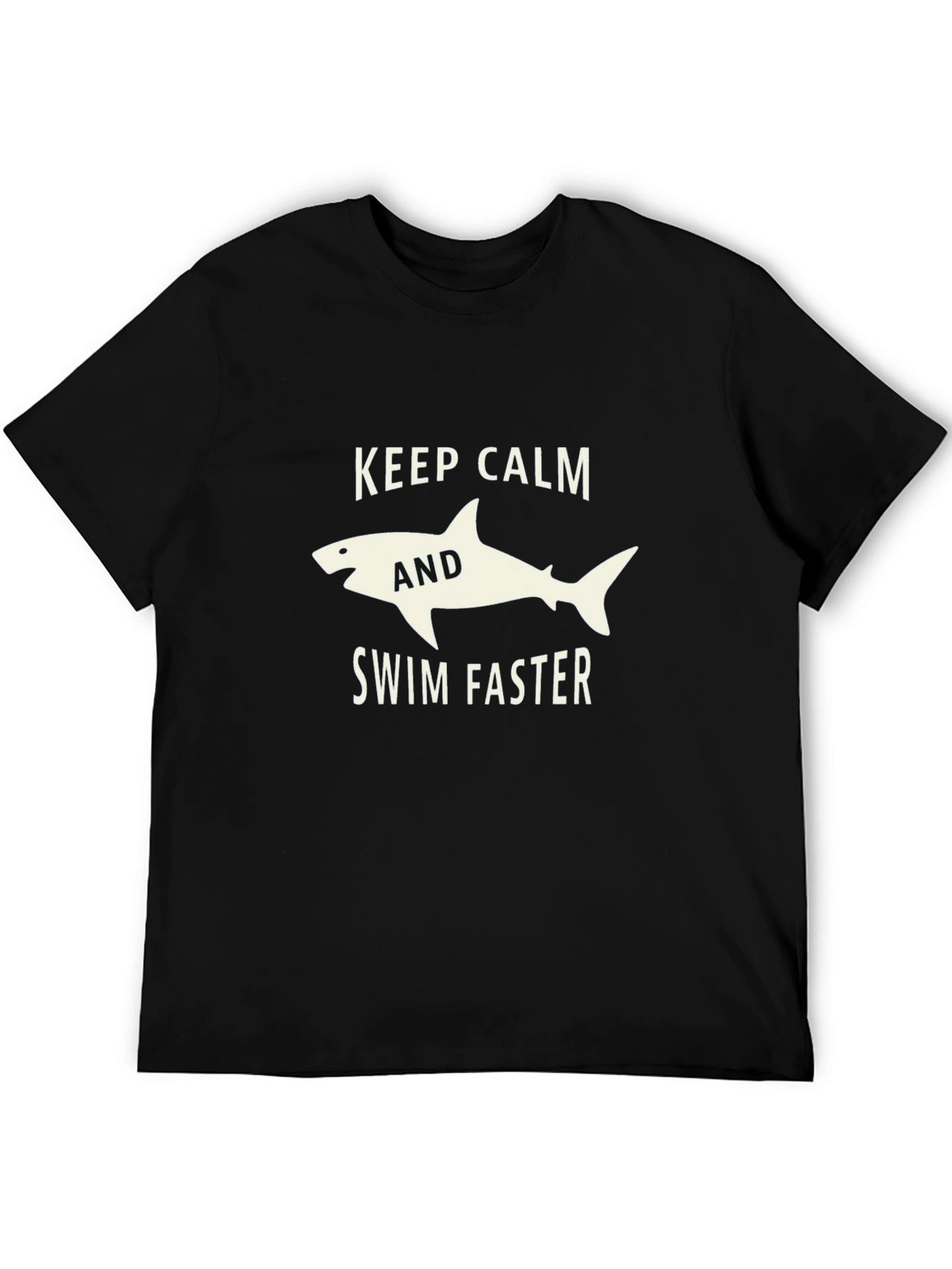 Keep Calm and Swim Faster Shark T-Shirt