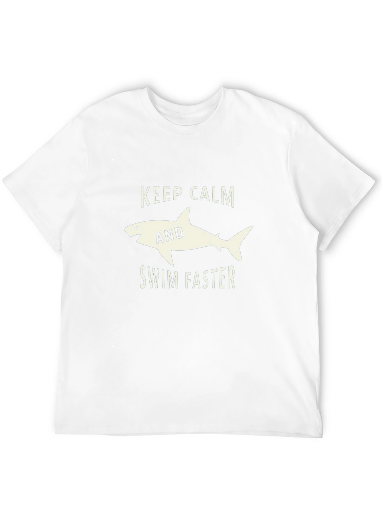 Keep Calm and Swim Faster Shark T-Shirt