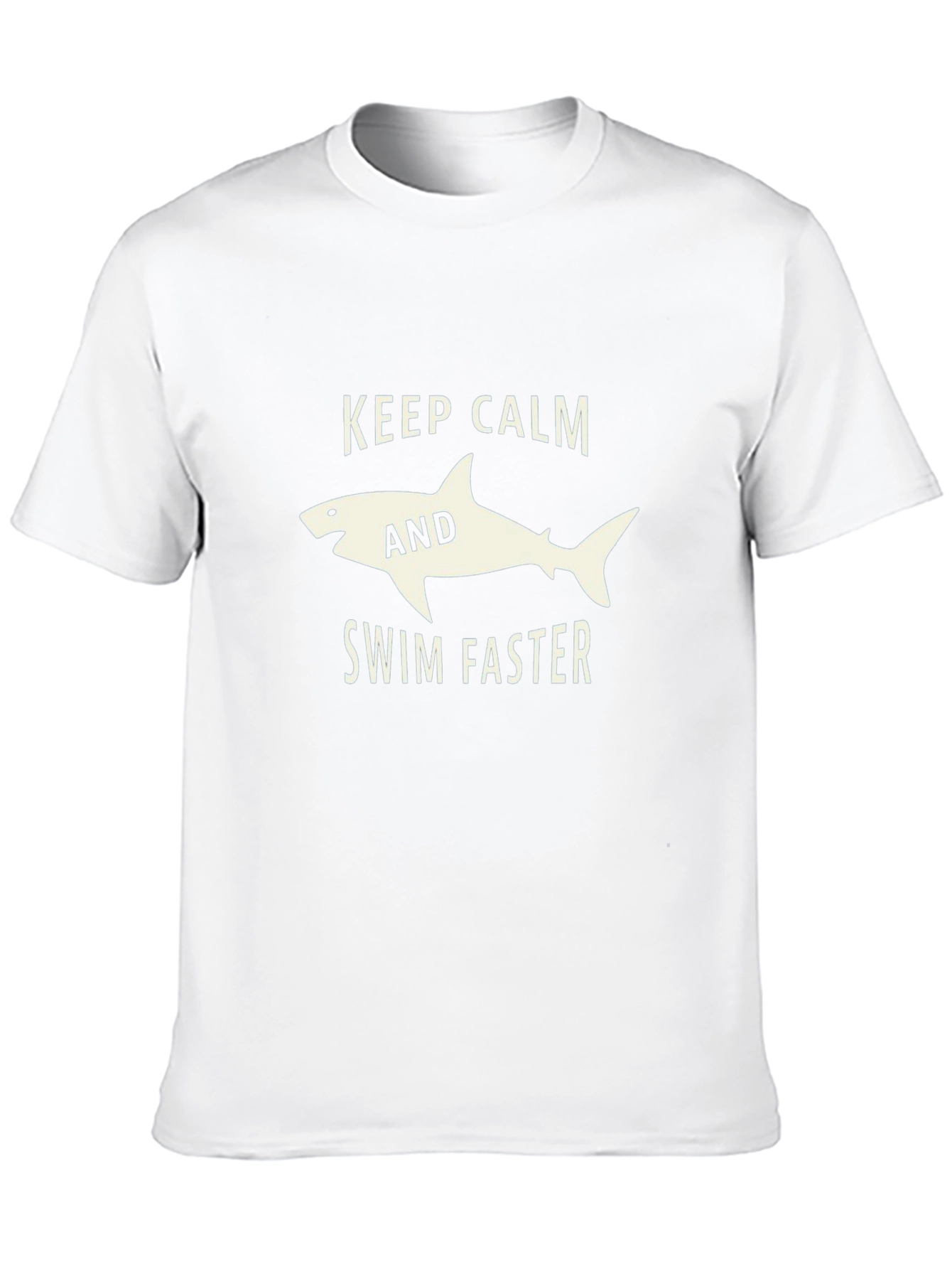 Keep Calm and Swim Faster Shark T-Shirt