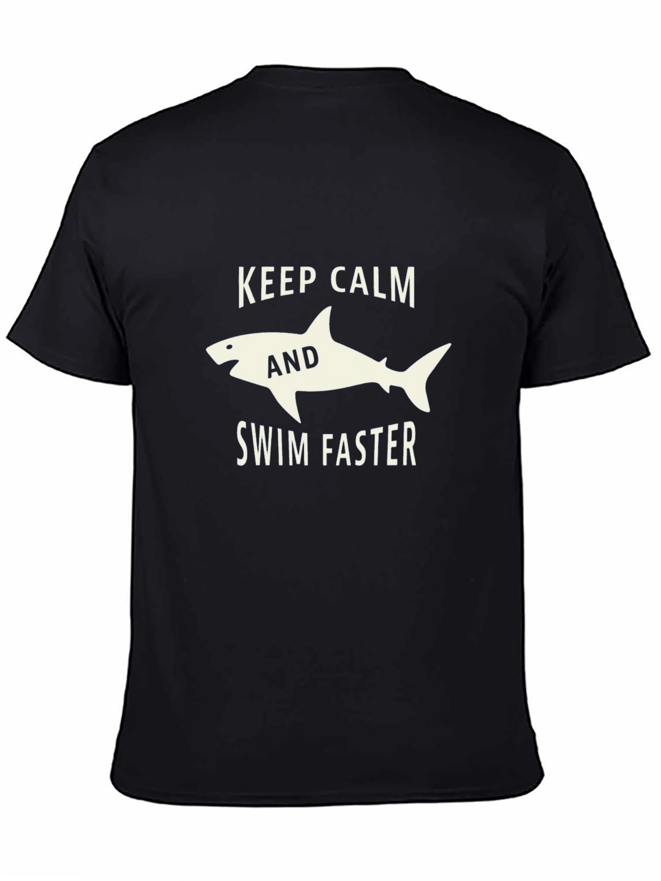 Keep Calm and Swim Faster Shark T-Shirt