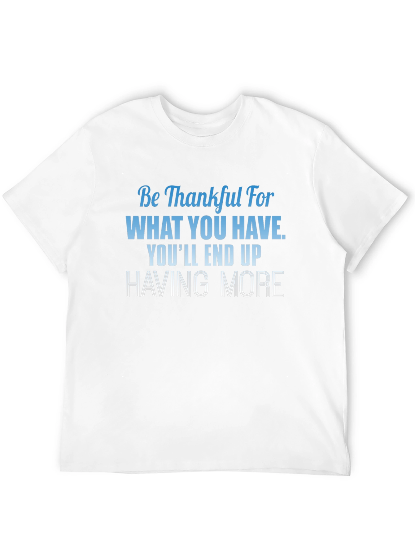 Be Thankful Graphic Tee - Positive Vibes T-Shirt