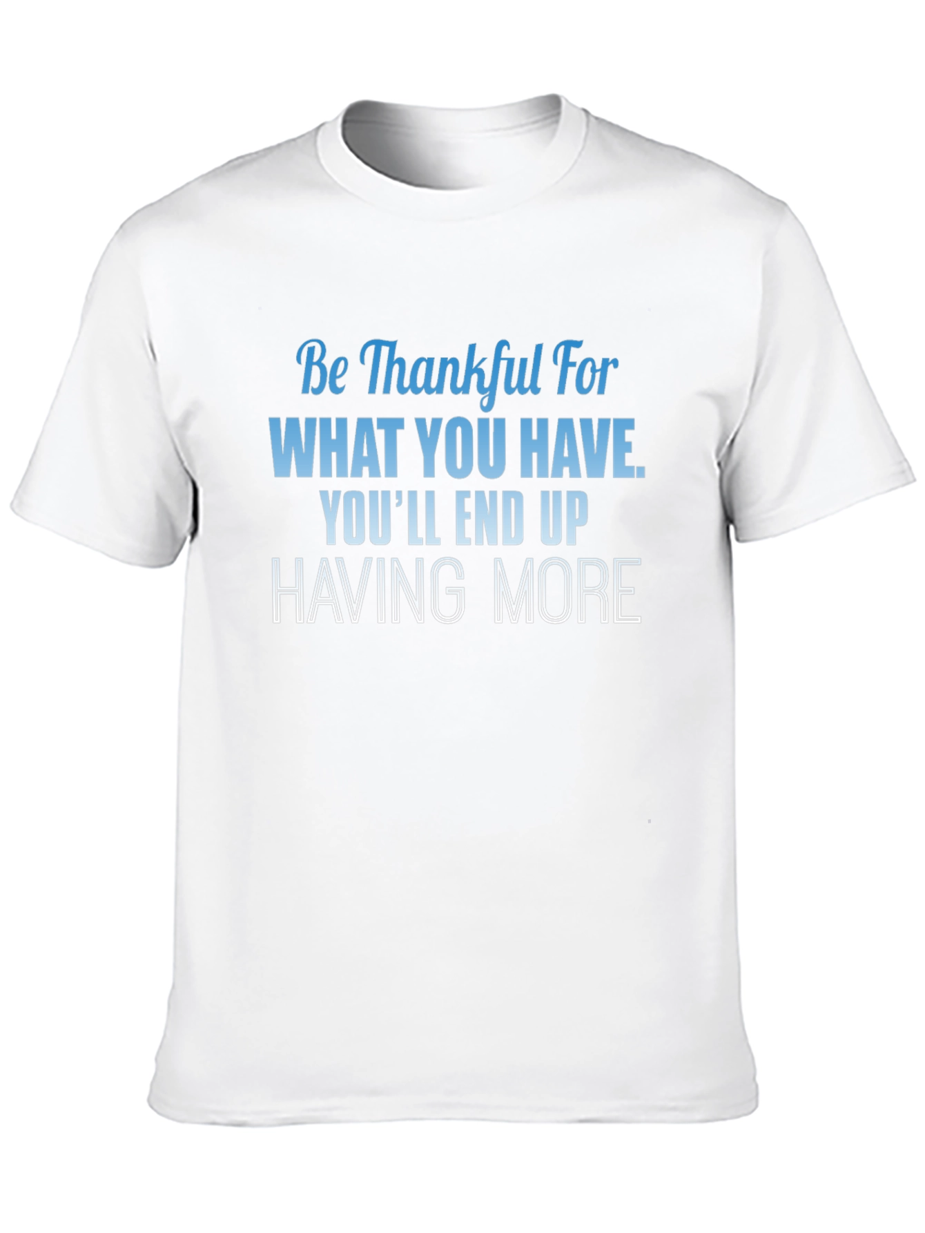Be Thankful Graphic Tee - Positive Vibes T-Shirt