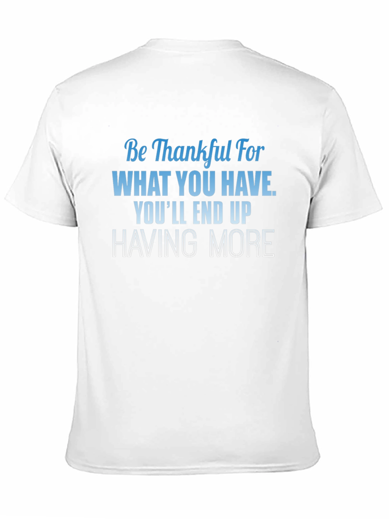 Be Thankful Graphic Tee - Positive Vibes T-Shirt