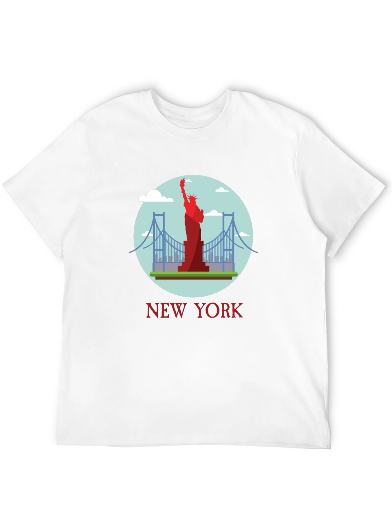 New York Statue of Liberty Graphic T-Shirt