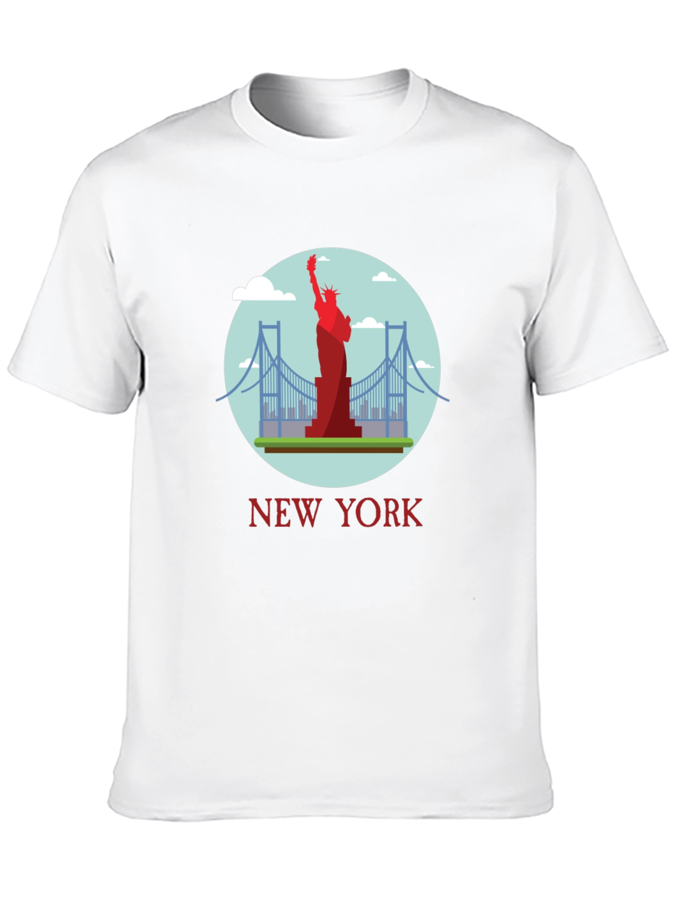 New York Statue of Liberty Graphic T-Shirt