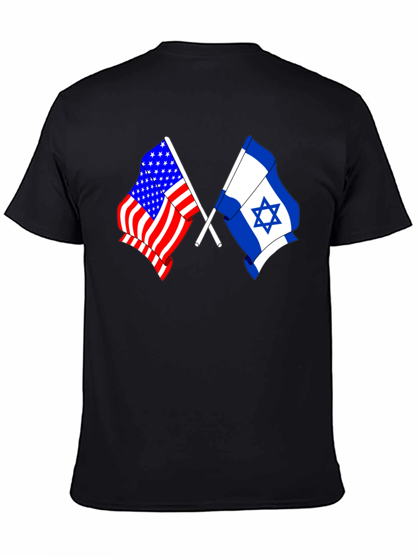 USA & Israel Flag Graphic Tee