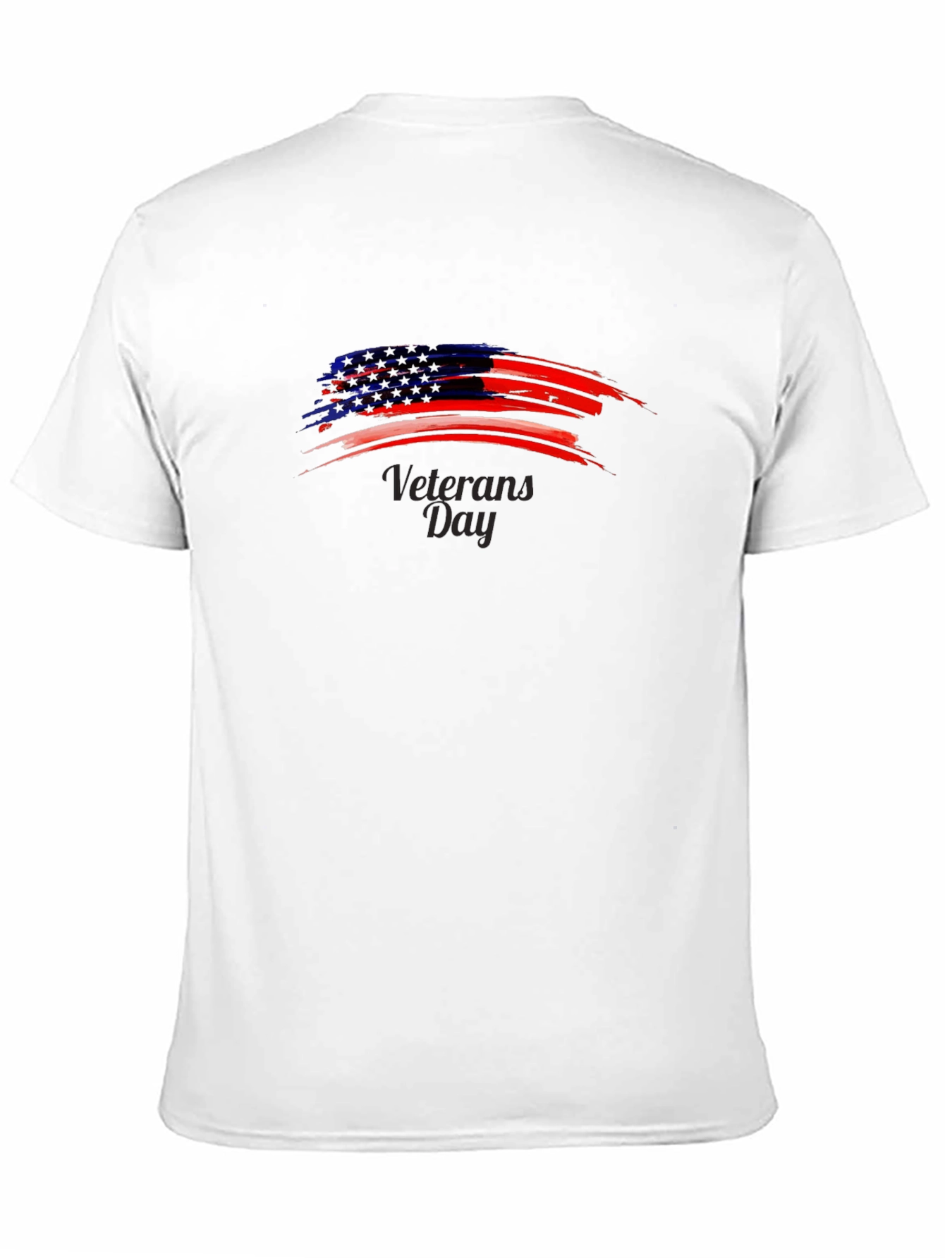 Veterans Day T-Shirt - American Flag Design