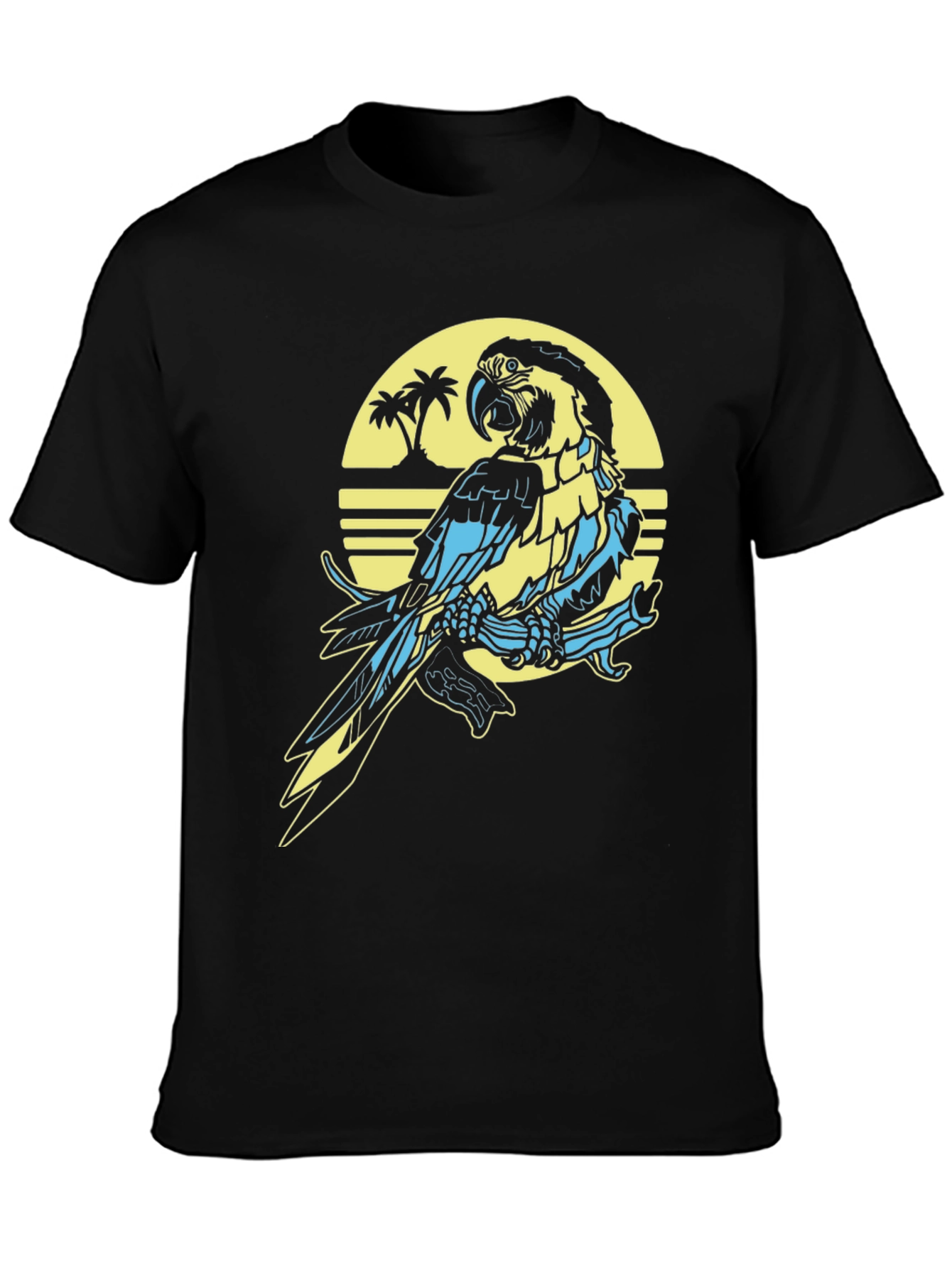 Tropical Parrot T-Shirt - Island Vibes