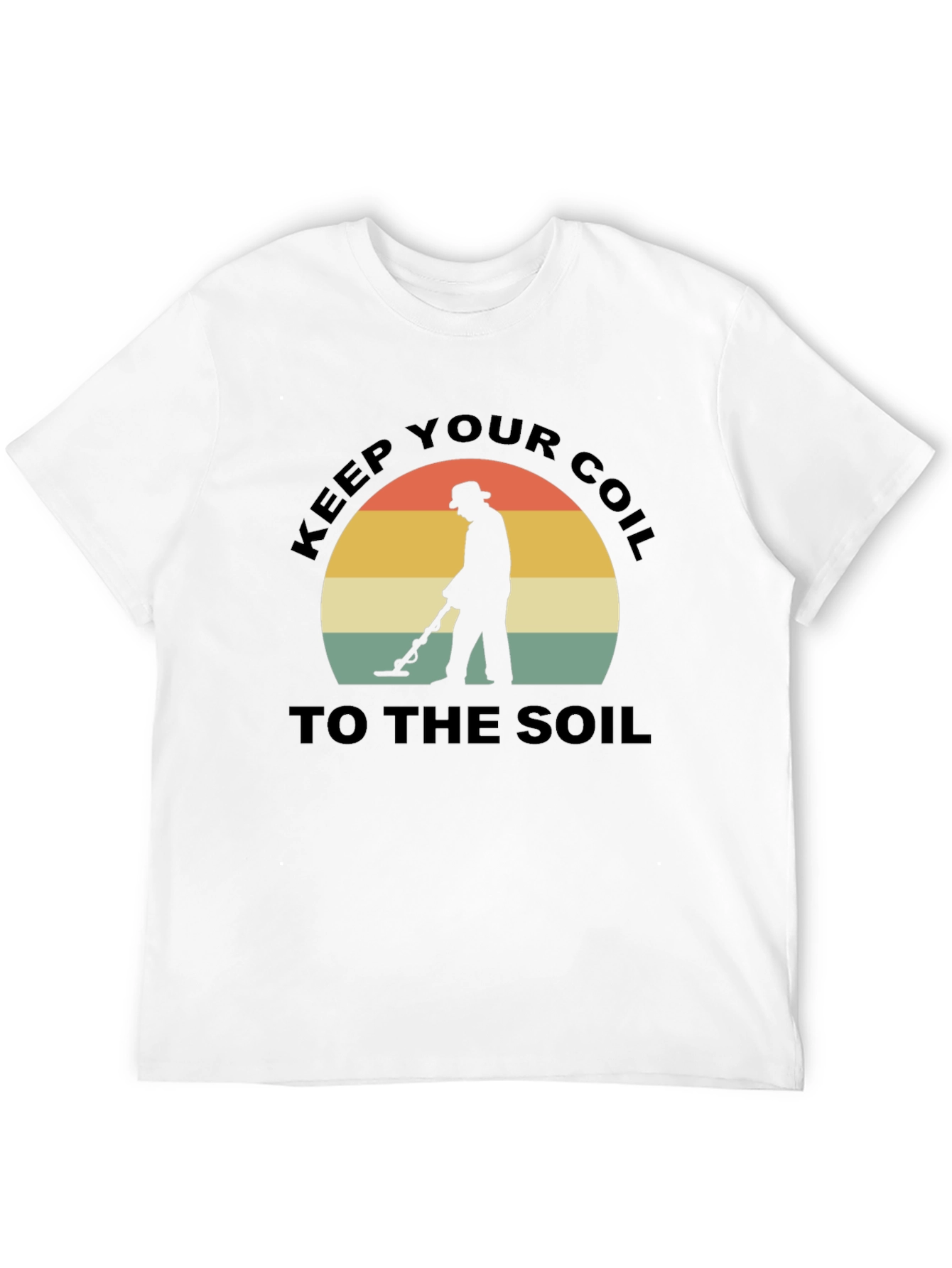 Keep Your Coil to the Soil Black T-Shirt