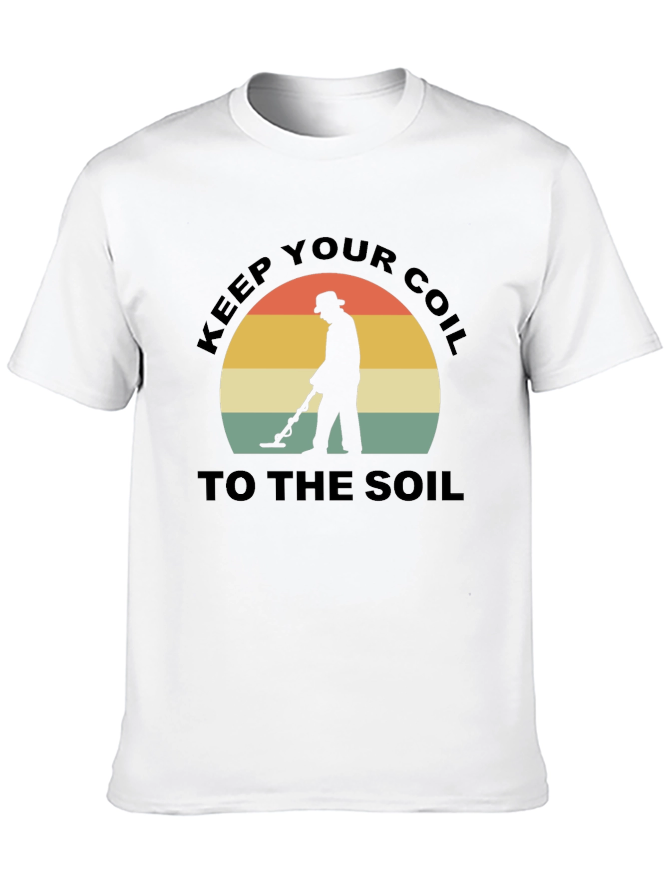 Keep Your Coil to the Soil Black T-Shirt