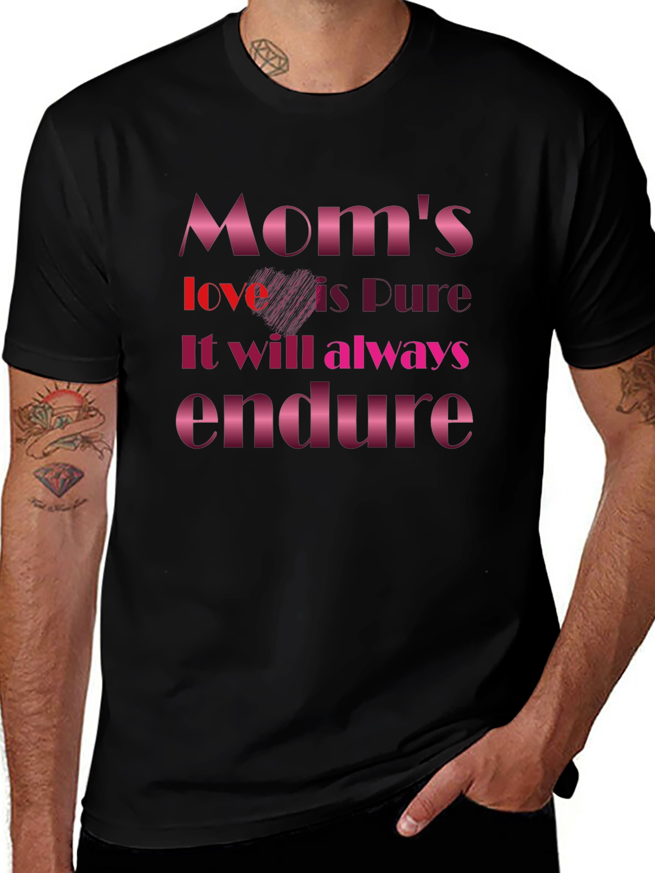 Moms Love is Pure Graphic T-Shirt