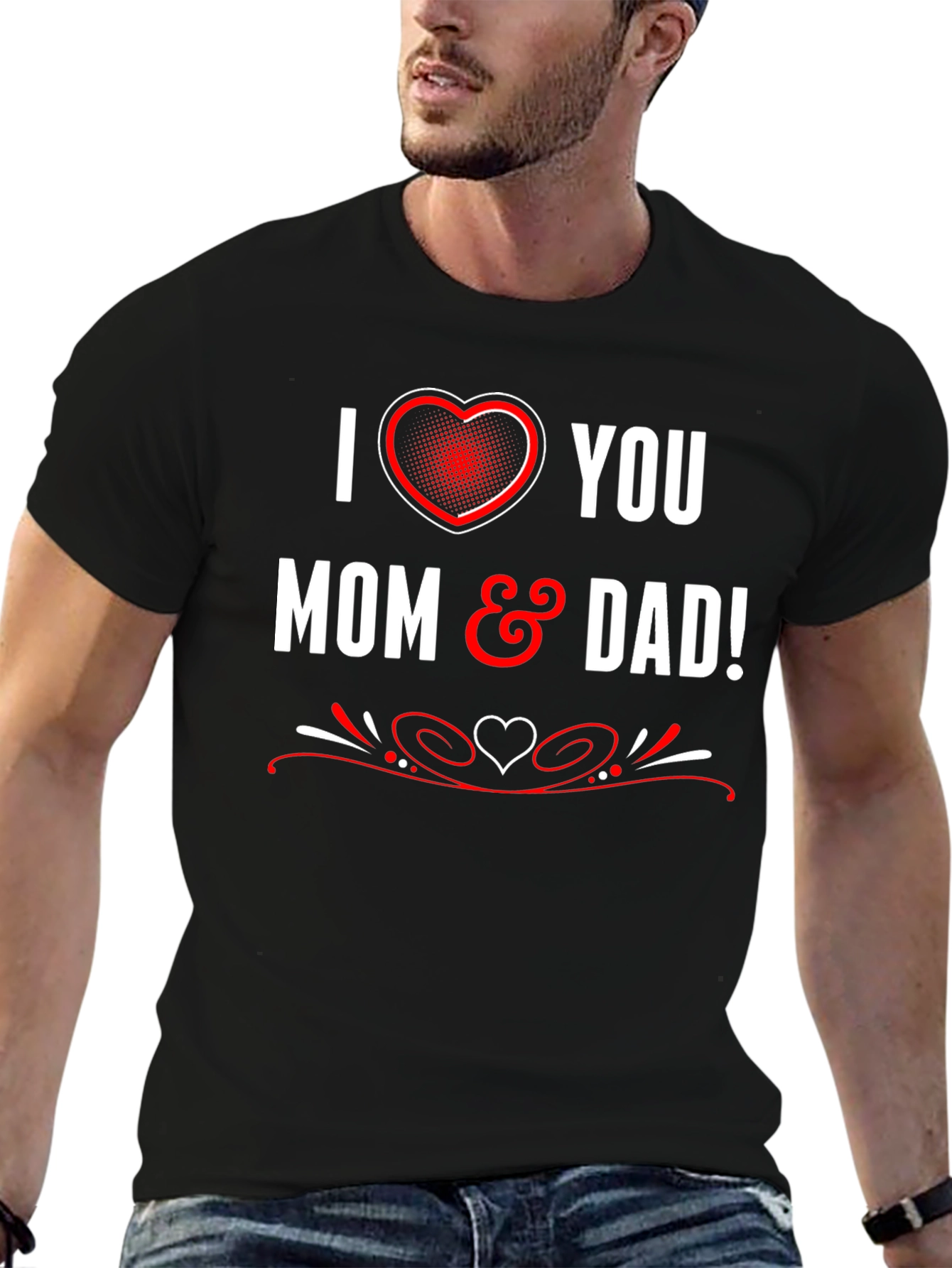 I Heart You Mom & Dad T-Shirt