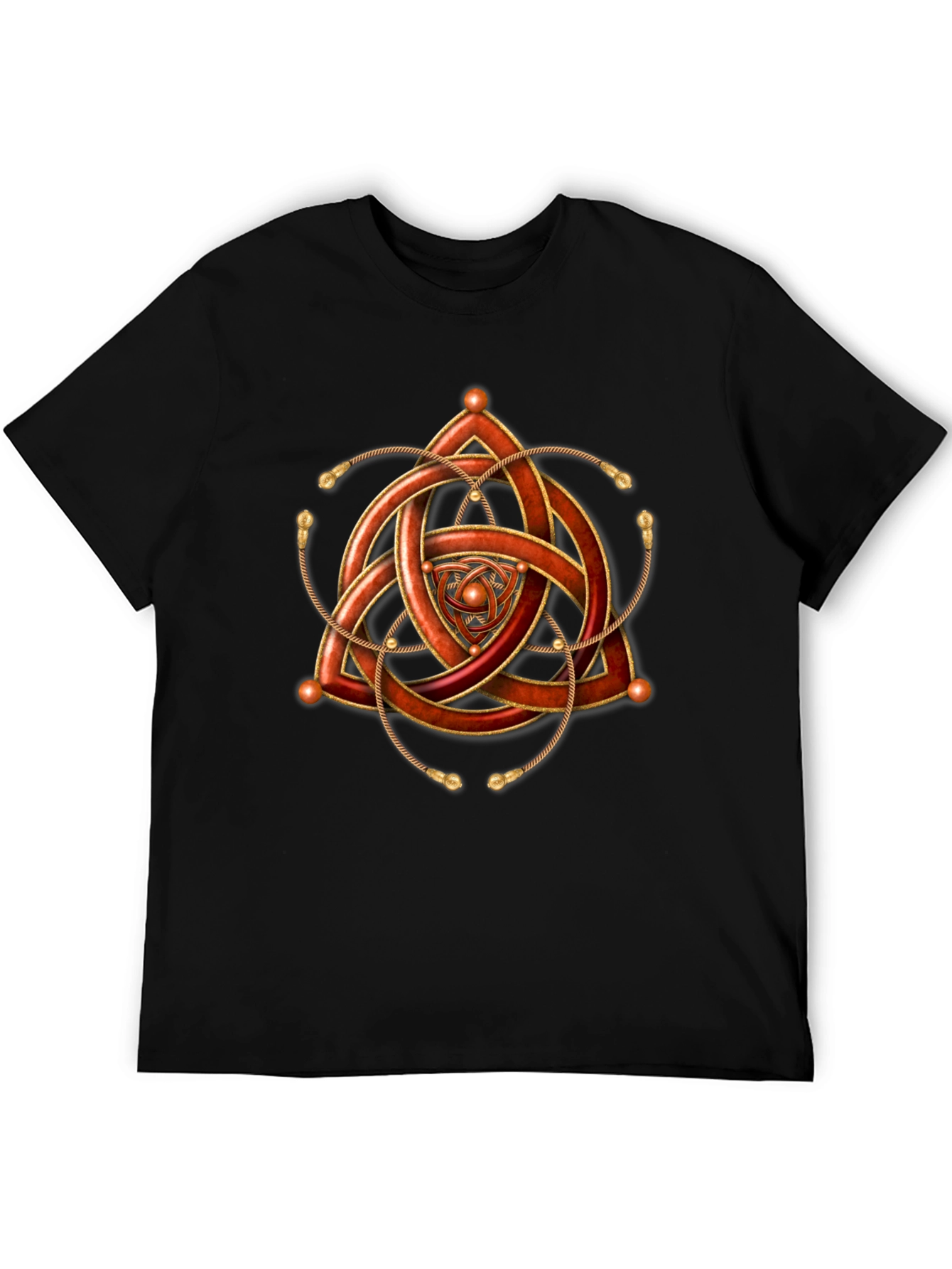 Celtic Knot Graphic Tee - Geometric Design
