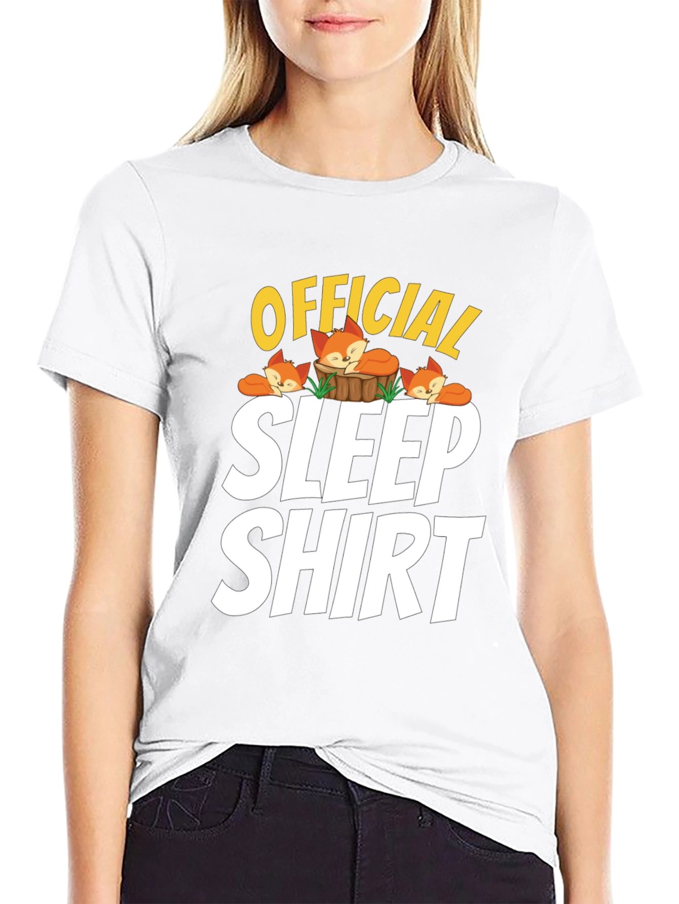 Official Sleep Shirt - Fox Graphic T-Shirt