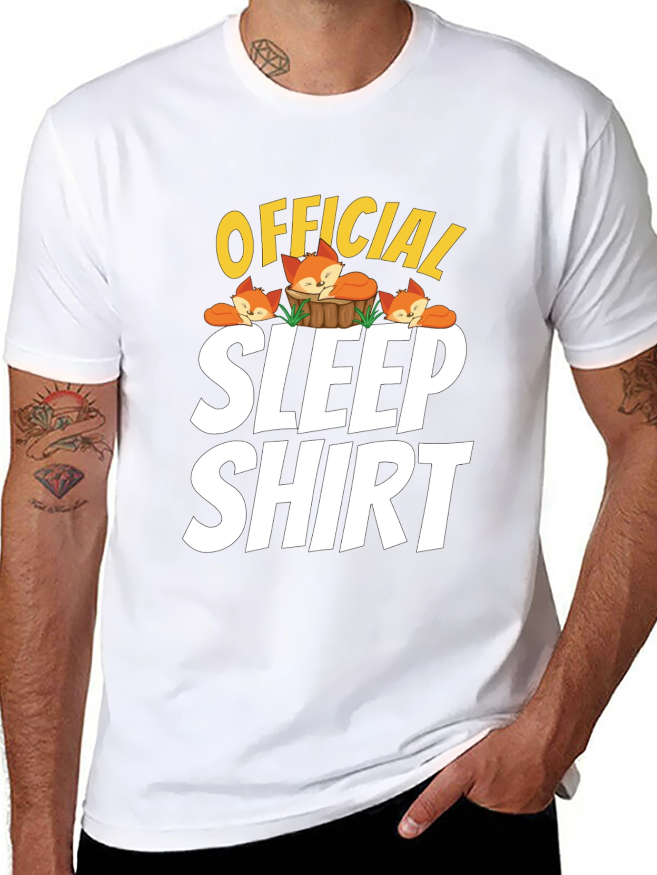 Official Sleep Shirt - Fox Graphic T-Shirt