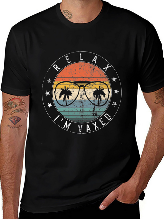 Relax Im Vaxxed T-Shirt - Vintage Style