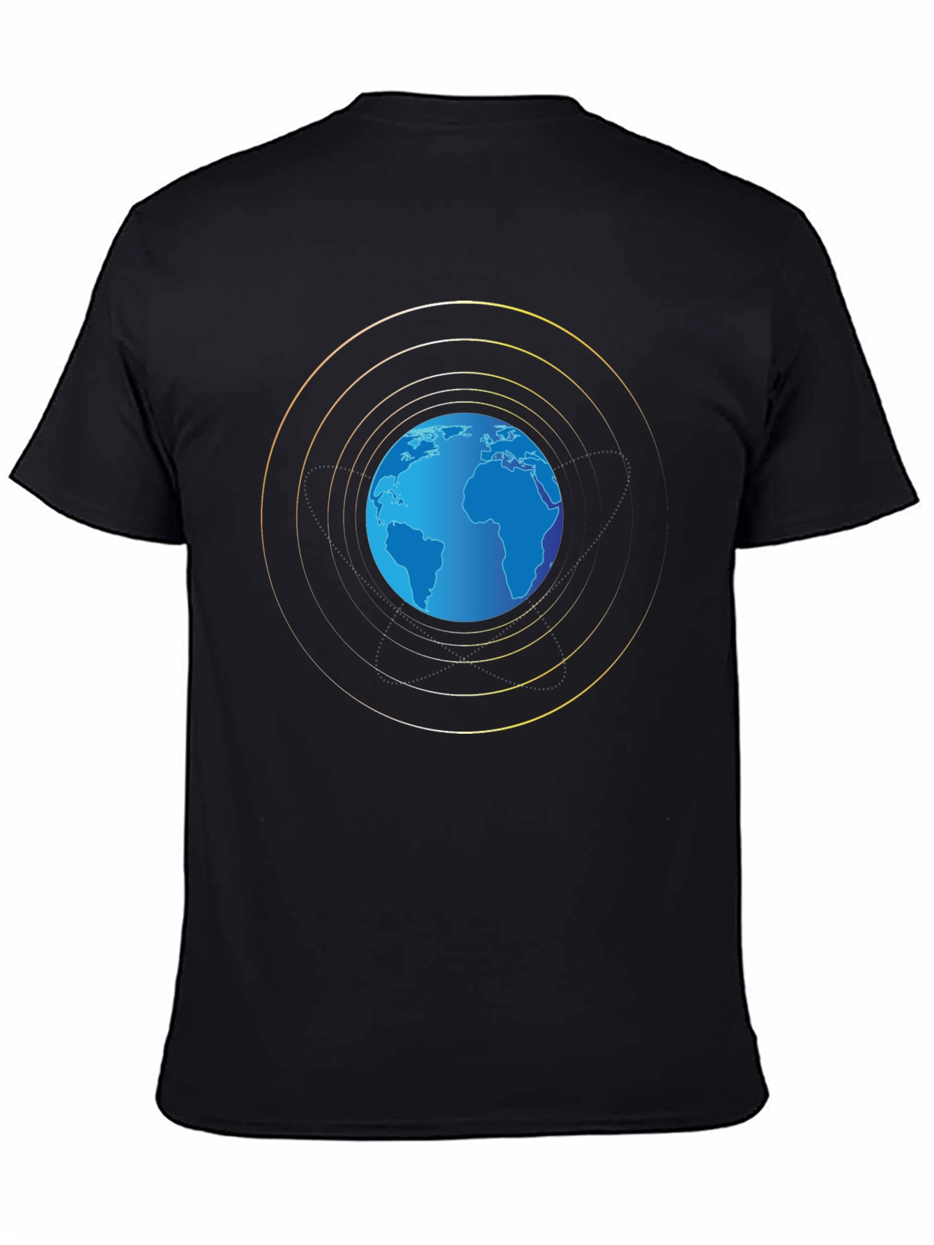 Globe Graphic Black T-Shirt