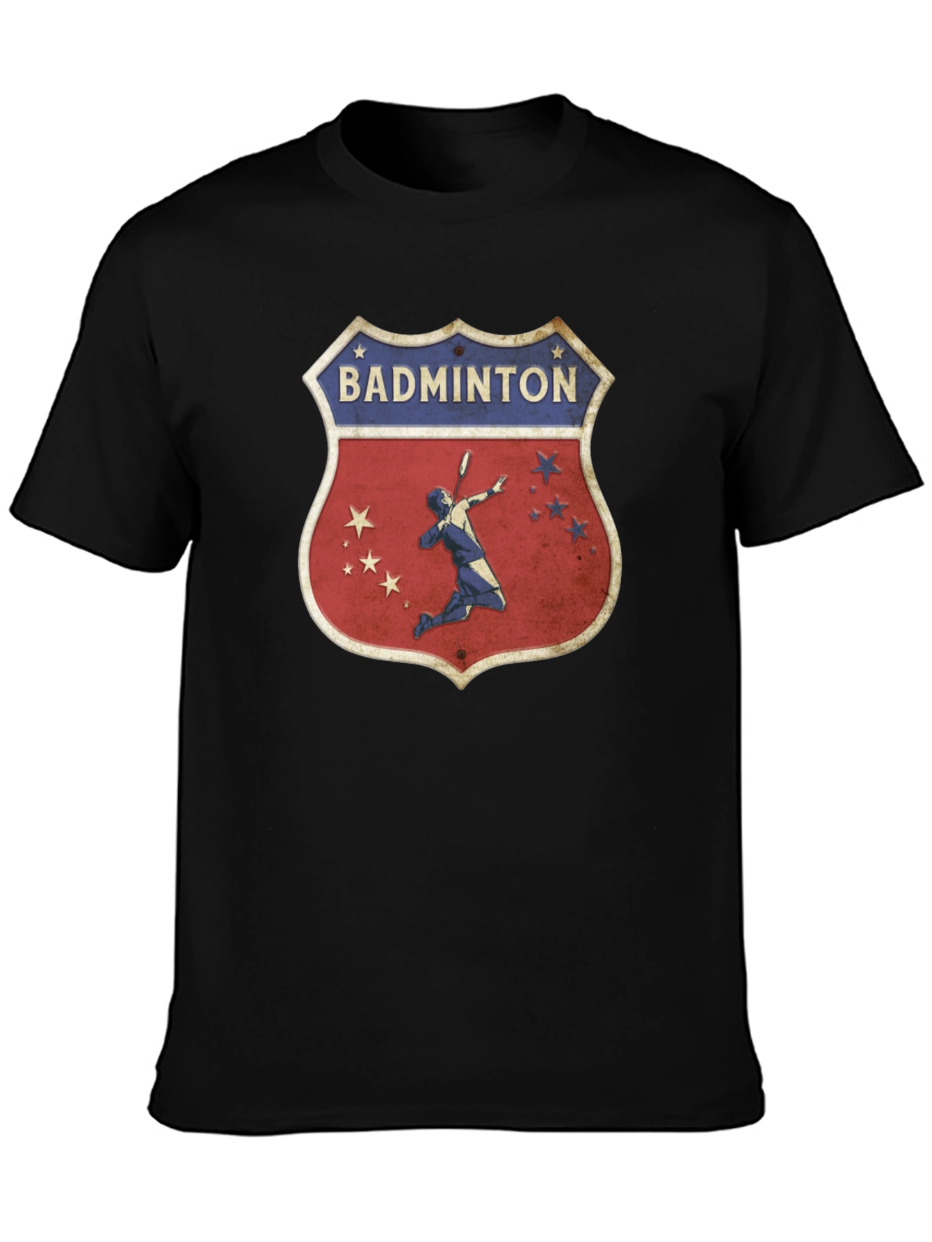 Badminton Shield Graphic T-Shirt