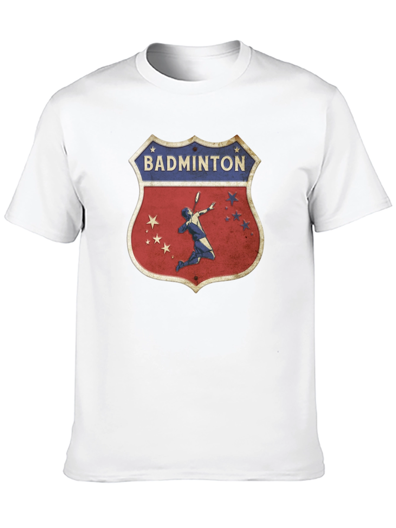Badminton Shield Graphic T-Shirt