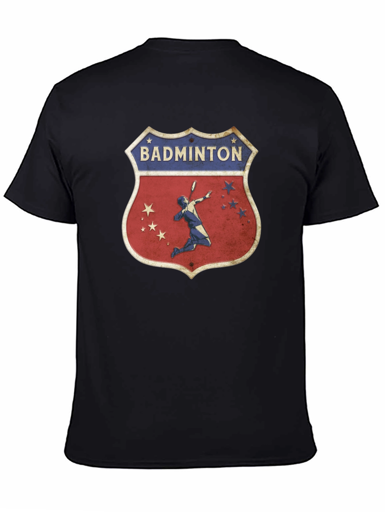 Badminton Shield Graphic T-Shirt