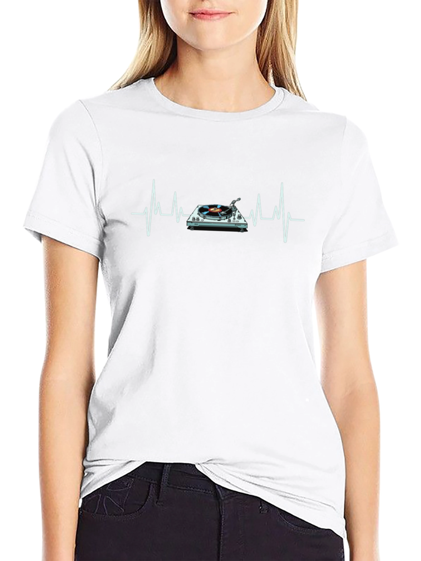 DJ Heartbeat T-Shirt - Music Lover Tee
