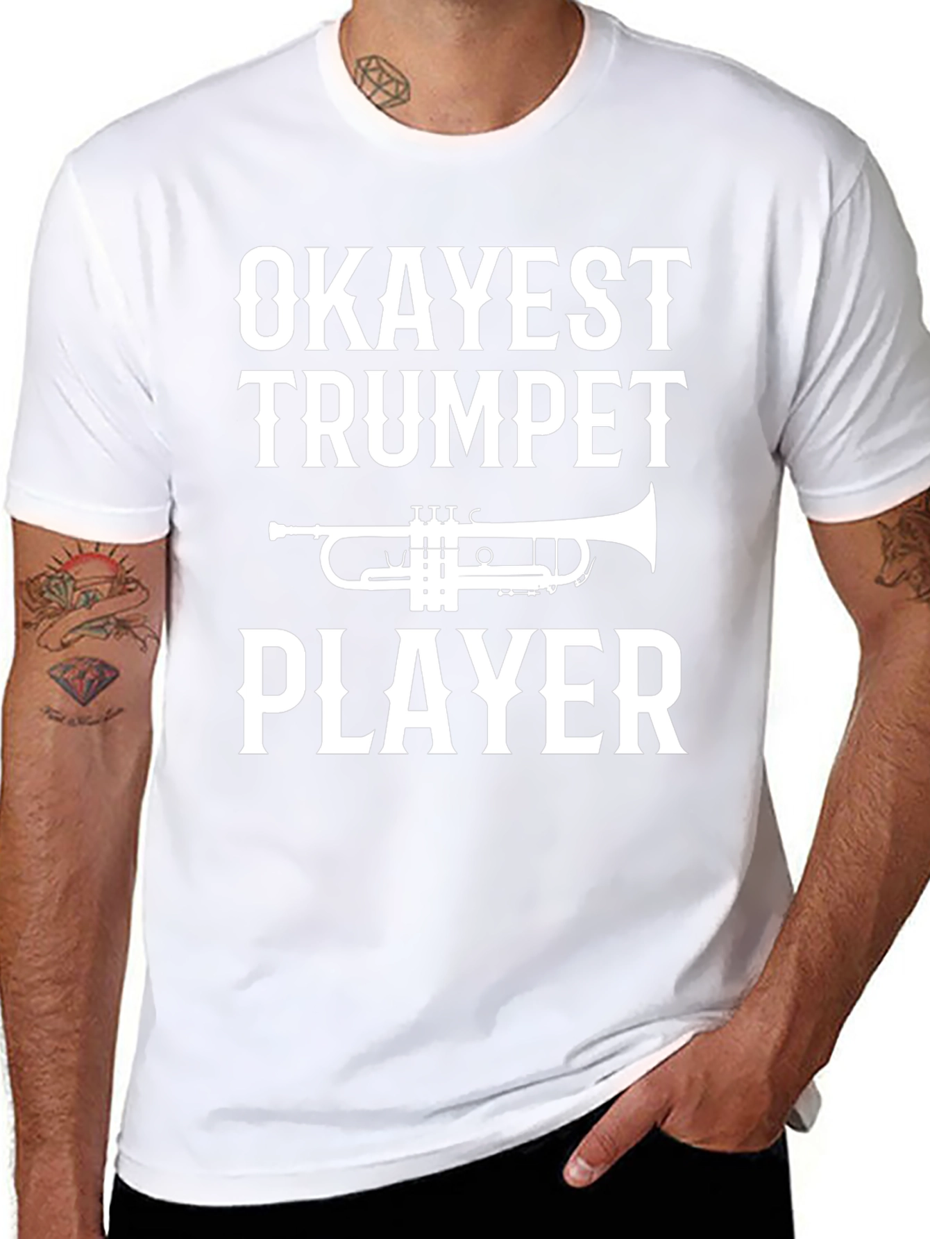 Okayest Trumpet Player Funny T-Shirt