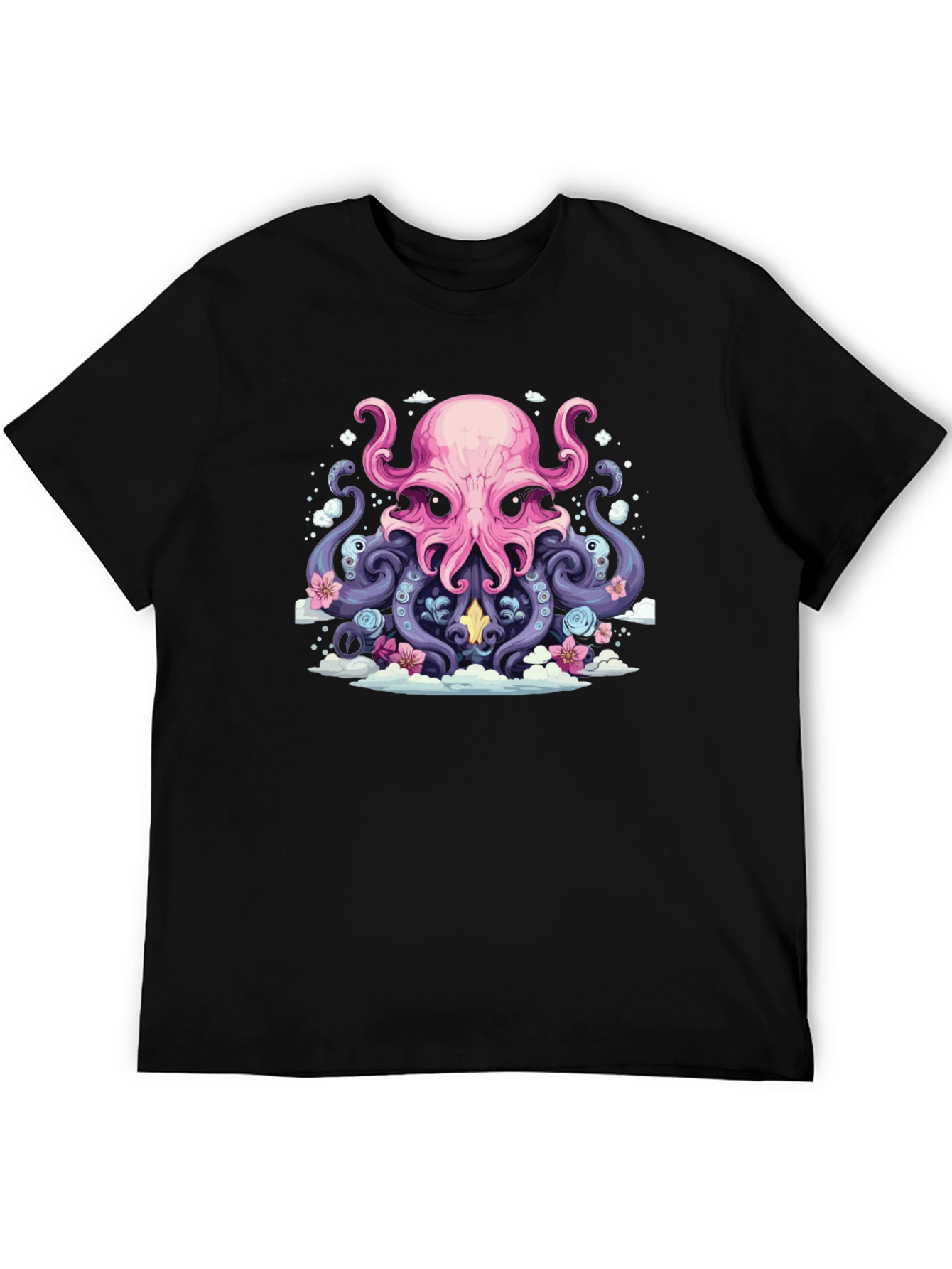 Octopus Graphic Tee - Mystical Sea Design