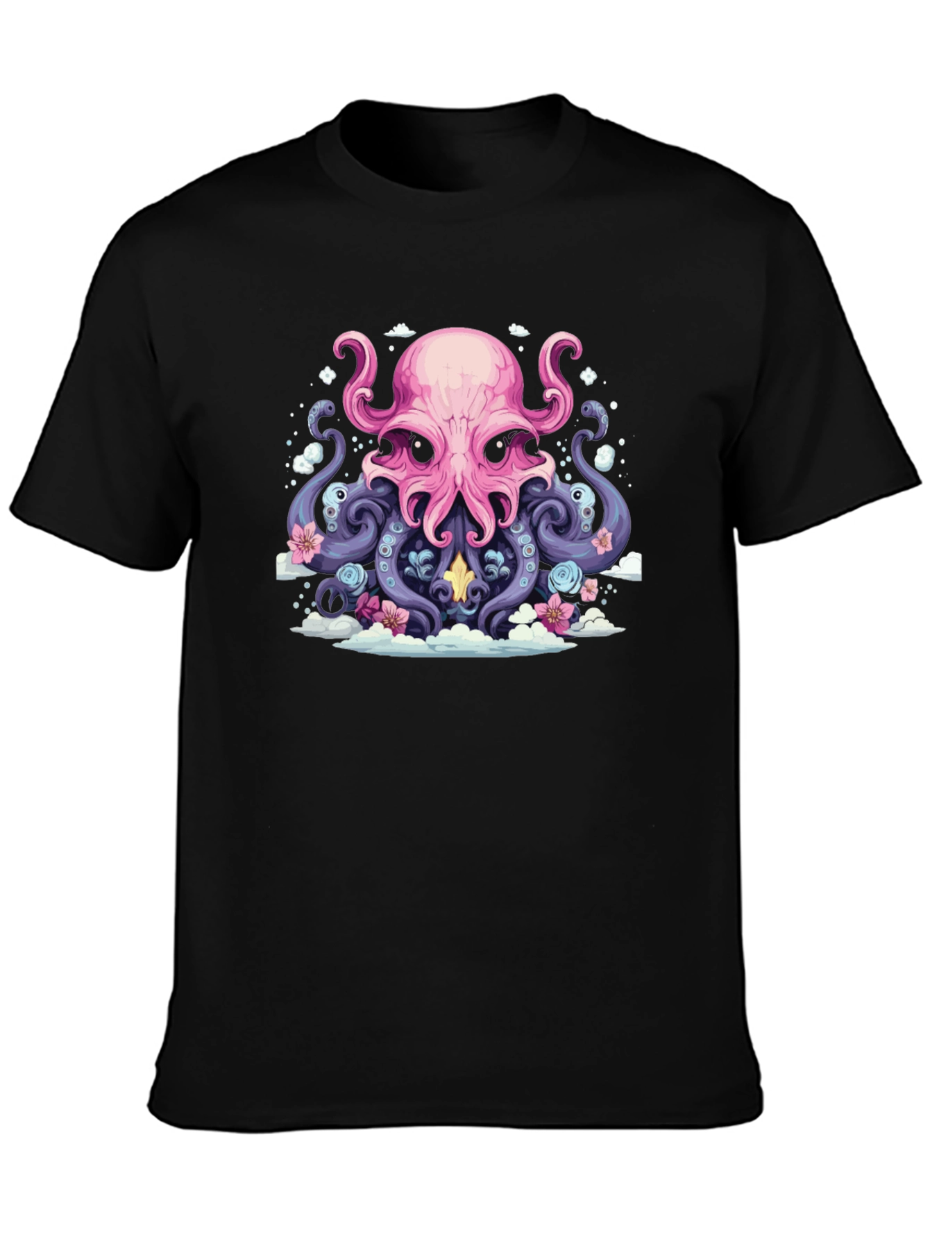 Octopus Graphic Tee - Mystical Sea Design