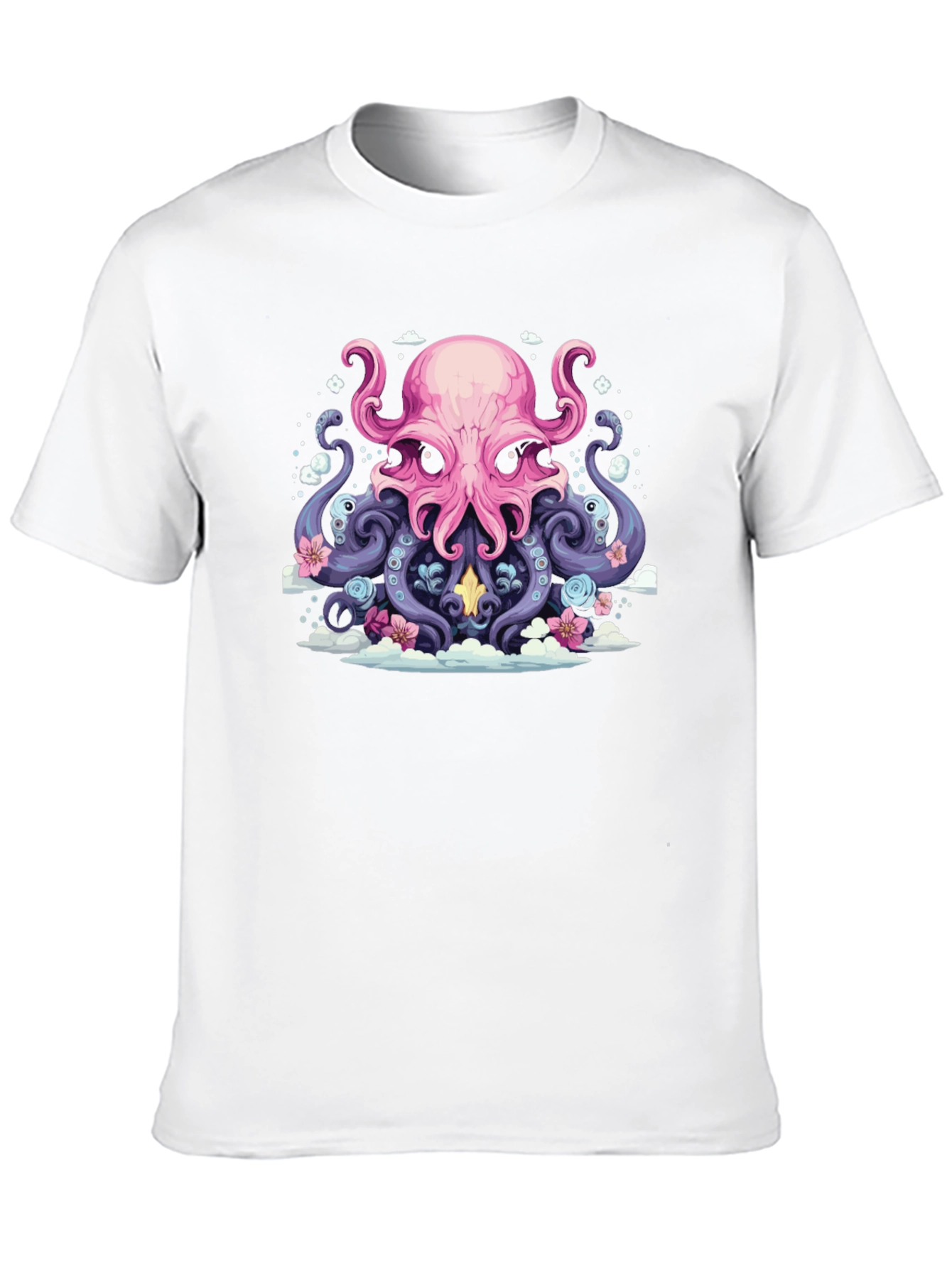 Octopus Graphic Tee - Mystical Sea Design