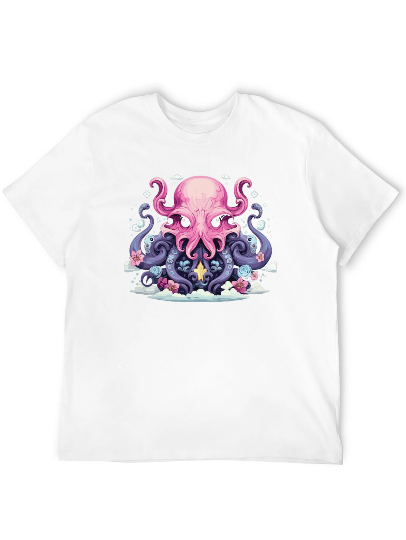Octopus Graphic Tee - Mystical Sea Design