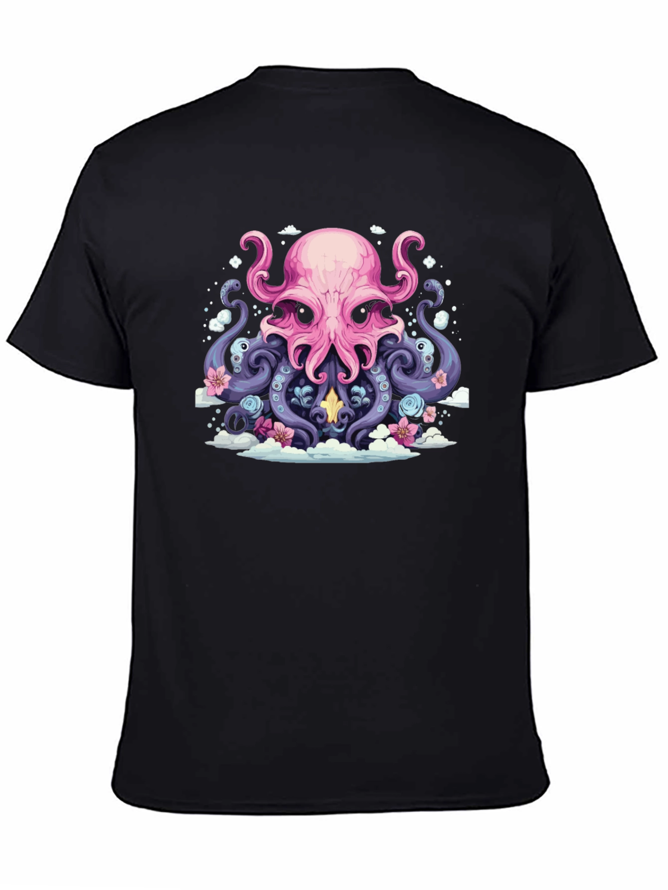 Octopus Graphic Tee - Mystical Sea Design