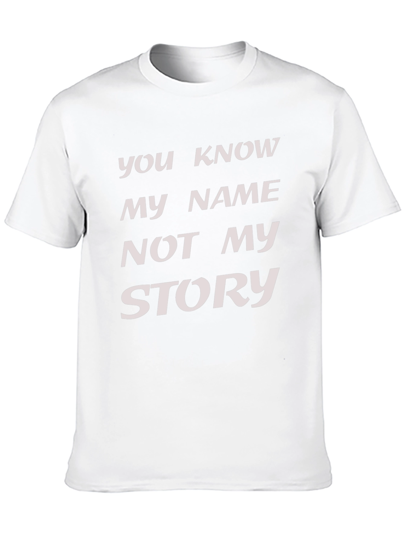 You Know My Name T-Shirt - Black Graphic Tee