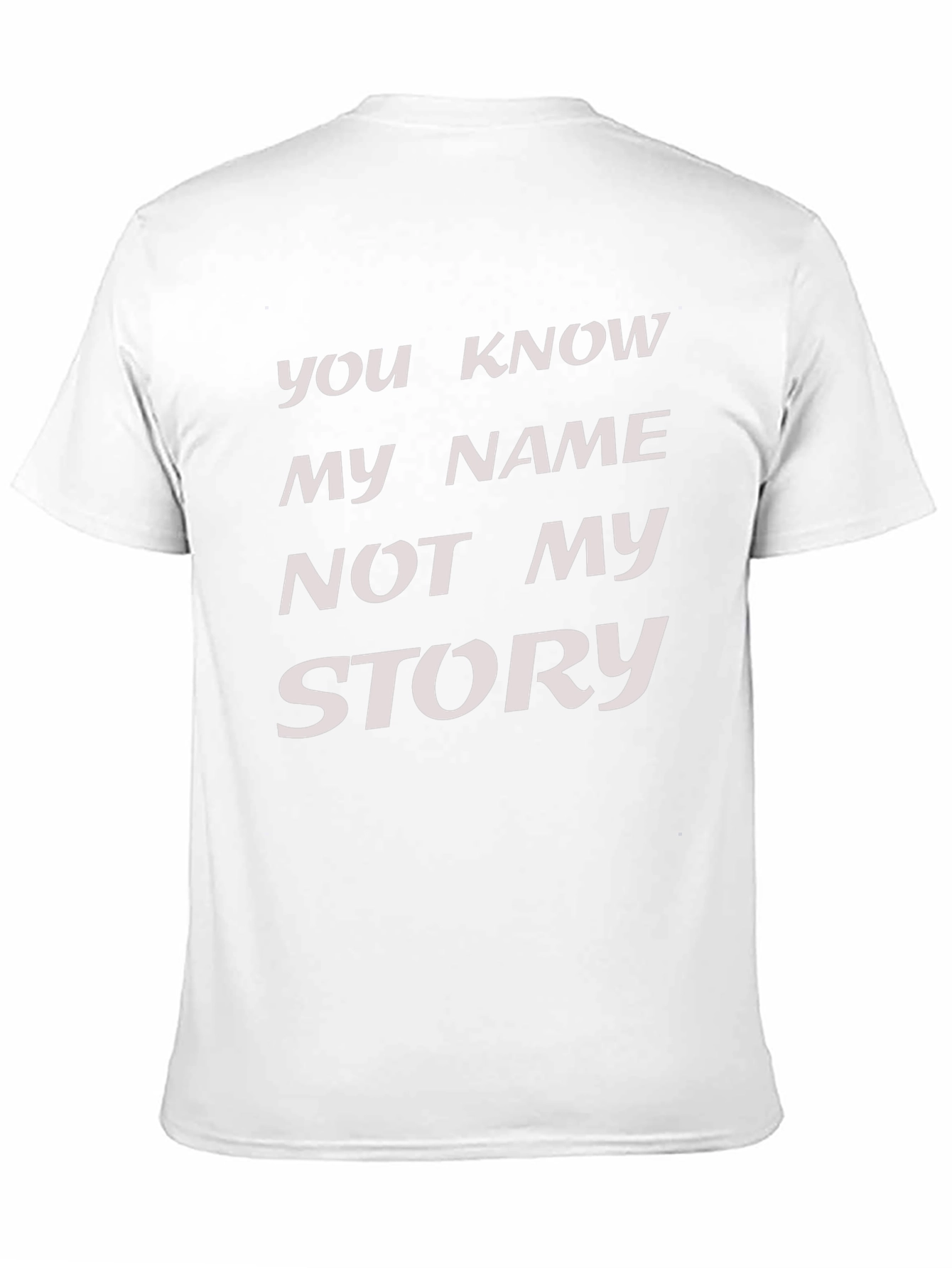 You Know My Name T-Shirt - Black Graphic Tee